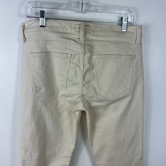 Current Elliot Sample The Stiletto Jeans Women's 27/0 Natural Creme Slim Leg - Picture 7 of 12